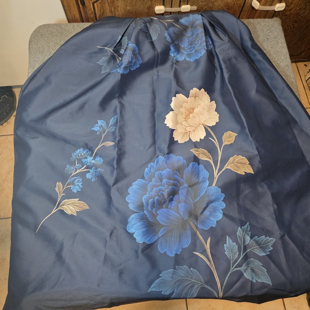 Chicwish Blue Floral Dress Large New With Tag M1 - Picture 6 of 6